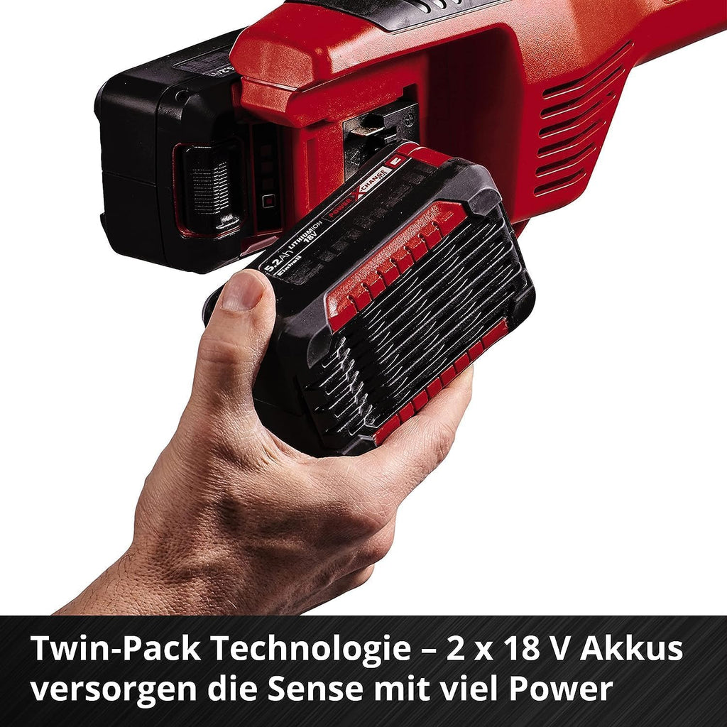 Akku Rasentrimmer Agillo 36/255 BL 2 x 18 V Brushless Motor 30 cm Schnittbreite Zweihandgriff ohne Akku und Ladegerät