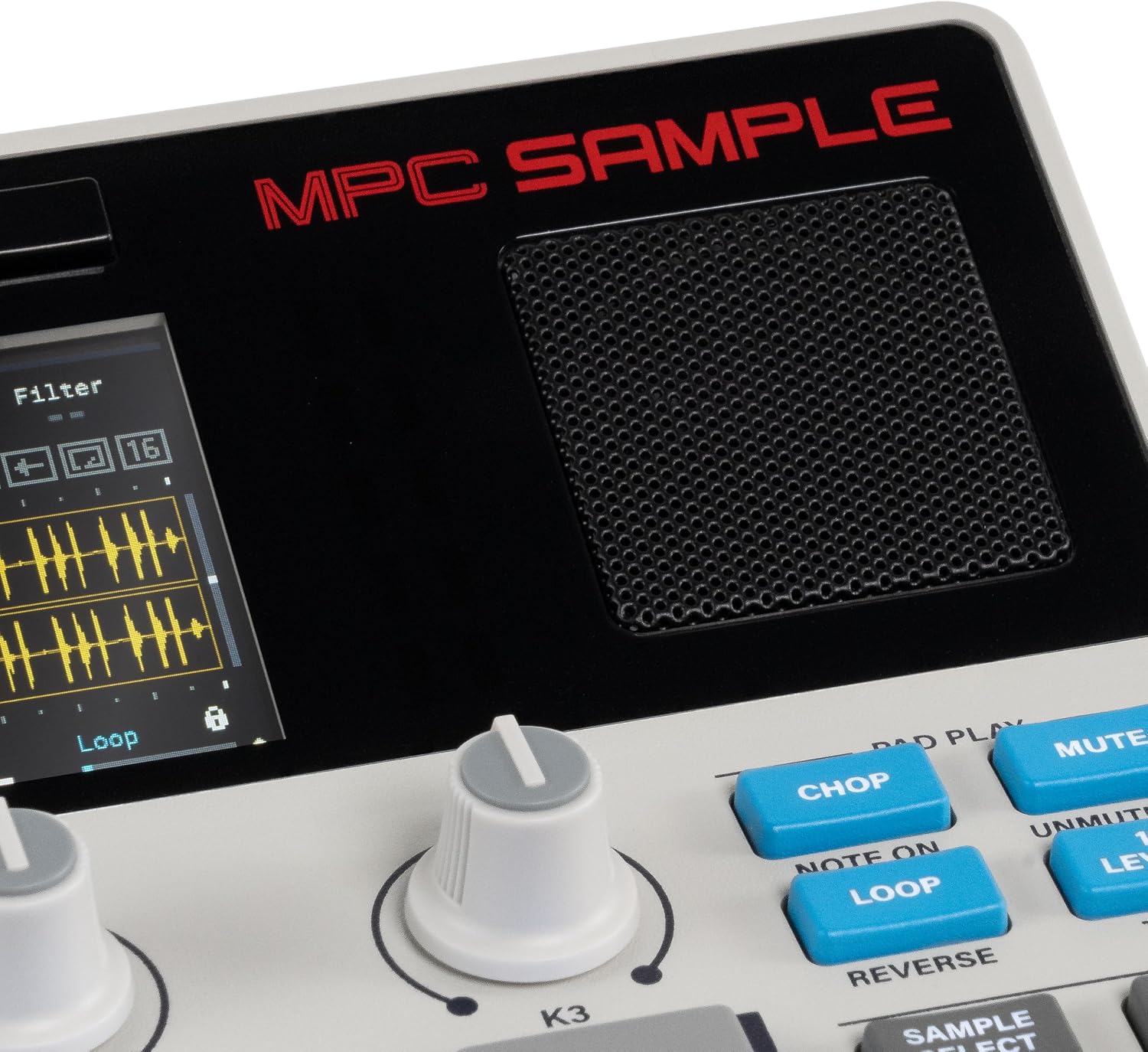 MPC Sample Sampler Sequenzer Effektprozessor MPCSAMPLE mit Akku USB-C Lautsprecher Mikrofon und 16 Pads