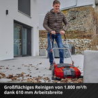 Akku Kehrmaschine TE-SW 18/610 Li-Solo Power X-Change 18V Li-Ion 61cm Kehrbreite 20L Schmutzbehälter