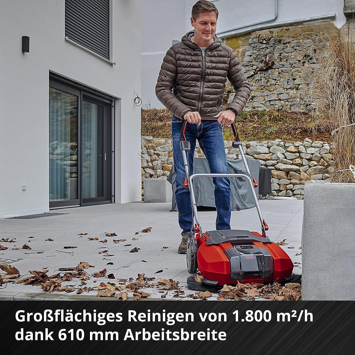 Akku Kehrmaschine TE-SW 18/610 Li-Solo Power X-Change 18V Li-Ion 61cm Kehrbreite 20L Schmutzbehälter