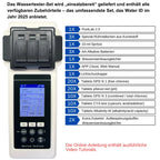 Pool Wasseranalysegerät 2.0 Set 27 Parameter WiFi Bluetooth App Pool Spa Whirlpool Messgerät inkl Koffer Wasserstandsausgleicher