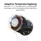Haartrockner Neo 22 m/s Luftstrom 110000 U/min Motor 1500W Ionenfunktion 2 Aufsätze Diffusor Glättungsdüse
