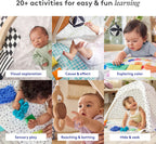 Baby Spielbogen mit Spielmatte Lovevery Play Gym 5 Entwicklungsbereiche mit 13 Aktivitätsspielzeugen für Babys