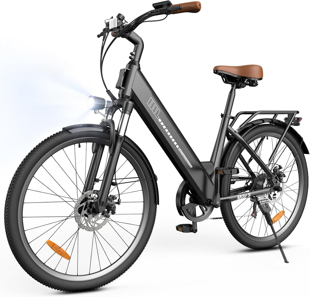 E Bike 26 Zoll UcityS 250W 7 Gang 55 Miles PAS Reichweite City Elektrofahrrad Urban