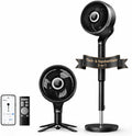 Standventilator 3D Oszillation 12 Stufen 6 Modi leiser DC Motor mit Fernbedienung Timer 20 dB Modell DR-HPF015S