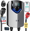 Wallbox Ladegerät Laden APP RFID 11kW 400V 6-16A Typ 2 EV Ladestation 8m Kabel mit Kabelhalter