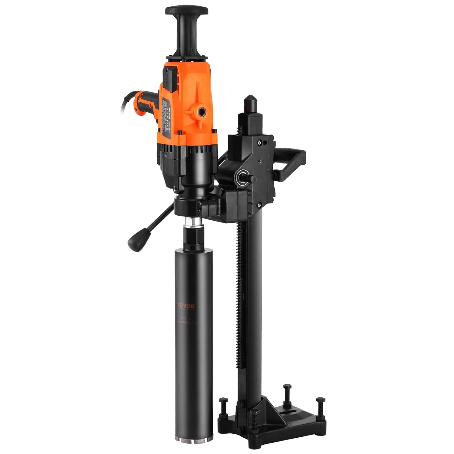 Diamant Kernbohrmaschine Z1Z-CF-9180 2600W 20-180 mm Handgeführt mit Ständer Nass und Trocken Betonbohrgerät