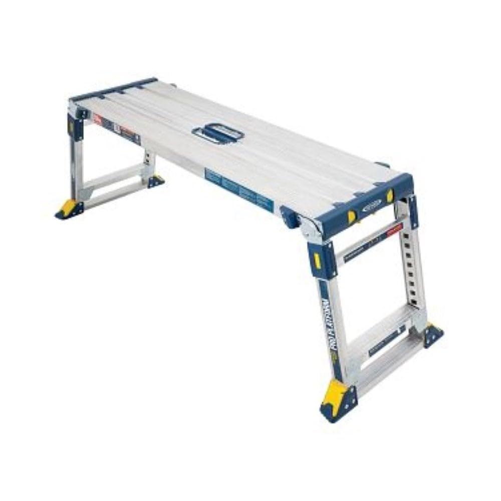 Verstellbare Arbeitsplattform Work & Access 79023 Aluminium Höhe einstellbar rutschfeste Plattform