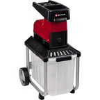 Elektro Leisehäcksler GC-RS 60 CB 2800W mit Schneidwalze für Äste bis 45 mm und transparenter 60 L Fangbox
