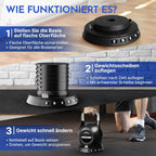 Verstellbare Kettlebell 7-in-1 2-20 kg Kugelhantel für Ganzkörpertraining mit robustem Edelstahlgriff und Gewichtssystem