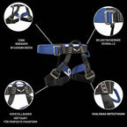 Klettersteig Set Attac Evo Toxo 3.0 Komplettset mit Helm Karabinern und Falldämpfer Einheitsgröße für Klettern