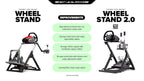 Gaming Lenkradständer Wheel Stand 2.0 kompatibel mit Lenkrädern Pedalen klappbares Design für Rennsimulation