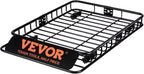 Dachgepäckträger Korb mit Tasche 1305 x 915 x 127 mm Universal Dachkorb 90,7 kg Tragfähigkeit Stahl Relingträger