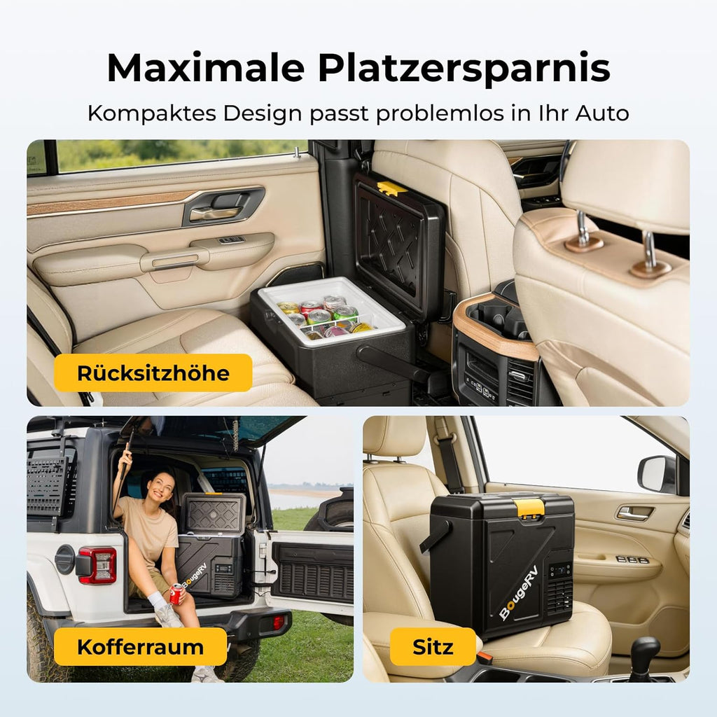 Kompressor Kühlbox CRH20 20L tragbarer Autokühlschrank mit 240Wh Akku 12V 24V 230V App Steuerung IPX4