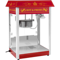Popcornmaschine 1500W 5 kg/h Retro Design Rot Edelstahl Glas Aluminium kommerzielle Popcorn Maker Maschine