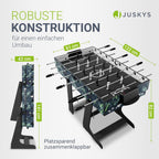 Multifunktionaler Spieltisch 5-in-1 klappbar mit Tischtennisplatte Tischkicker Billardtisch Hockey Basketball Modell 24875