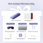 IPL Haarentfernungsgerät Air 3 Deluxe Saphir Kühlung UV Sterilisator Aloe Gel Gesicht Körper für Zuhause
