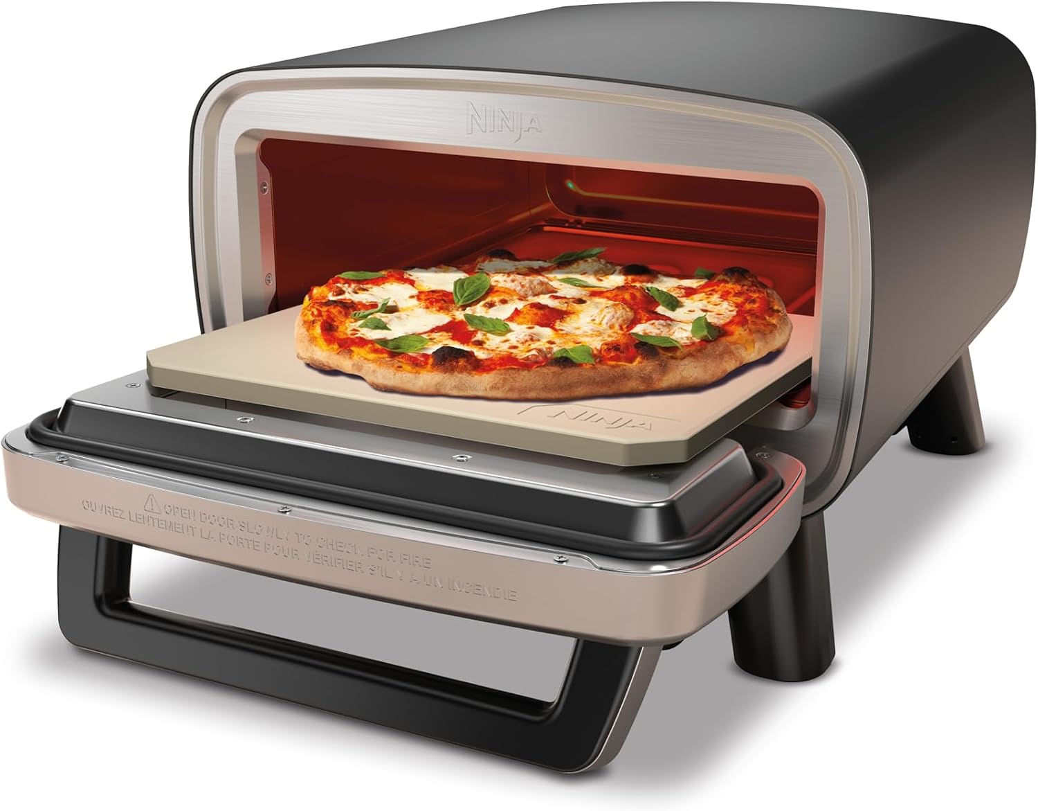 Outdoor Pizzaofen Air Fryer MO201EU 13L 30 cm Pizzastein Backblech Heißluft Frittieren Backen Teig gehen lassen 4 Funktionen
