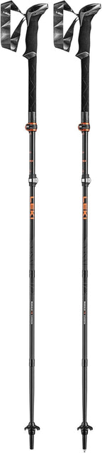 Trekkingstöcke Makalu FX Carbon faltbar verstellbar 4-teilig mit Klemmverschluss Carbonfaser Schaft Länge bis 130 cm