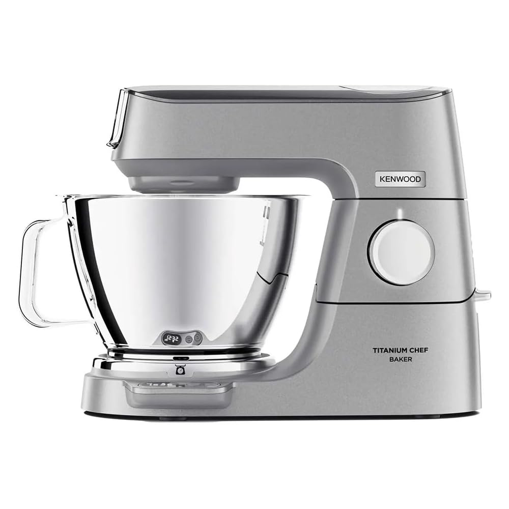 Küchenmaschine KVC85.004SI 1200W integrierte Waage 5L und 3.5L Schüssel Patisserie Set Edelstahl