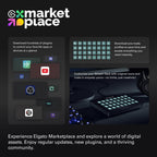Streaming Controller Stream Deck XL 10GAT9901 mit 32 LCD Makrotasten USB-C für OBS Twitch YouTube Mac und PC