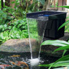 Teich Wasserfall Set P378 mit 4500 l/h Teichpumpe 3 m Wellschlauch Filtermaterial für Gartenteiche