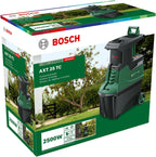 Turbinenhäcksler AXT 25 TC 2500W Gartenhäcksler Holz und Gartenabfälle 53L Fangbox 45mm Aststärke