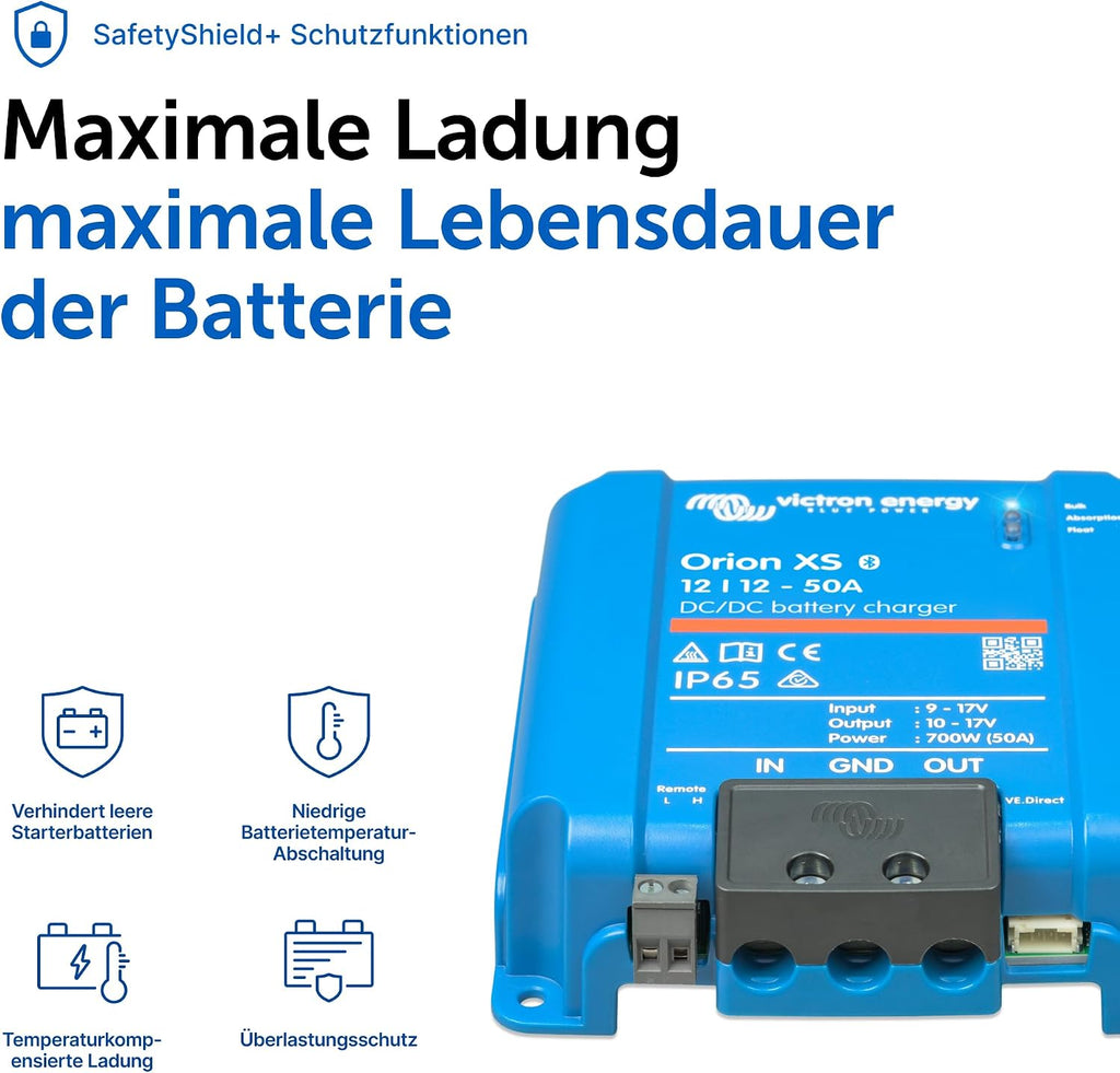 DC-DC Ladegerät Orion XS Smart 12V 12V 50A 700W Batterieladegerät für Wohnmobil Batterie zu Batterie Ladegerät