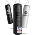 Boxsack 120x35cm PU 30kg mit 4-Punkt-Stahlkette gefüllt oder ungefüllt für Boxen Kickboxen MMA Muay Thai