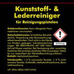 Reinigungspistole Z-020RS Set mit Polster Leder Reiniger 5L Kunststoff Reiniger Mikrofasertücher Auto Innenraum
