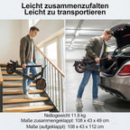 Elektroroller T3-DE mit Bluetooth App 350W Motor 30-35 km Reichweite 8,5 Zoll Wabenreifen Dual Bremssystem ABE