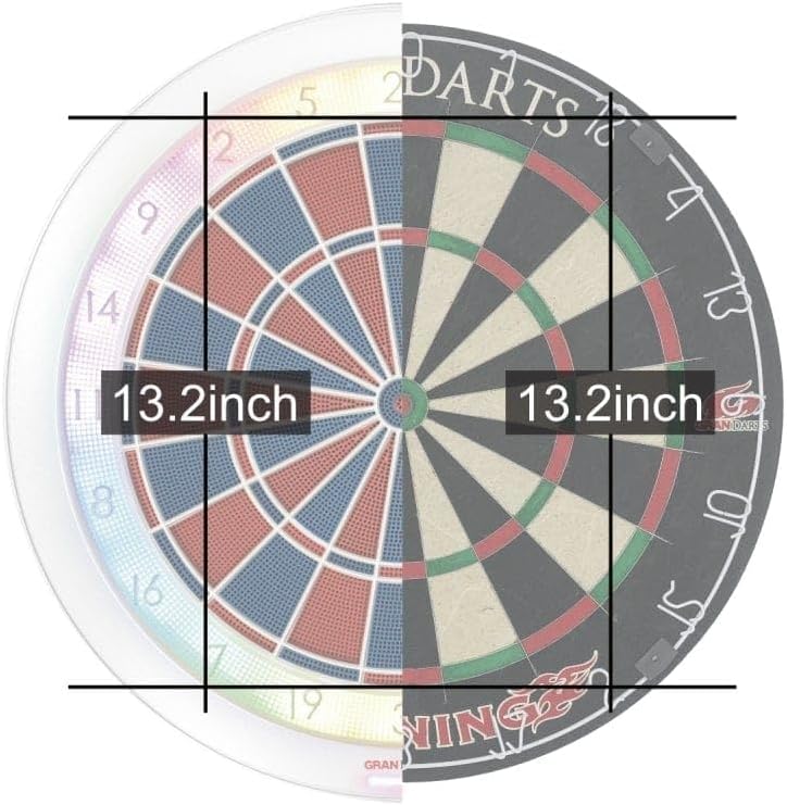 Smart Dartboard GranBoard 132 13.2 Zoll Turniermaß Bluetooth Verbindung Elektronisches Dartboard