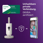 Babyphone mit Kamera WLAN HD 1080p SCD951/26 Nachtsicht Gegensprechfunktion Schrei-Erkennung App Steuerung
