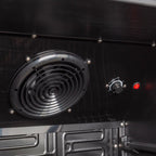Getränkekühlschrank GK-360BB 360 L mit Glastür LED Beleuchtung abschließbar Umluftkühlung für Gastronomie