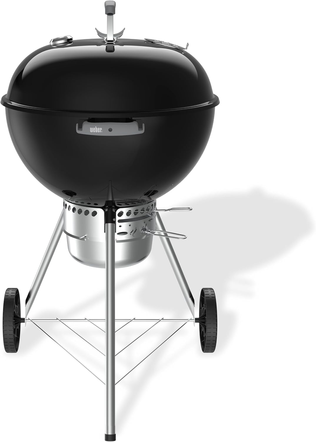 Holzkohlegrill 57 cm Original Kettle Premium mit Stand und Rädern 2342 cm² Grillfläche Deckelthermometer