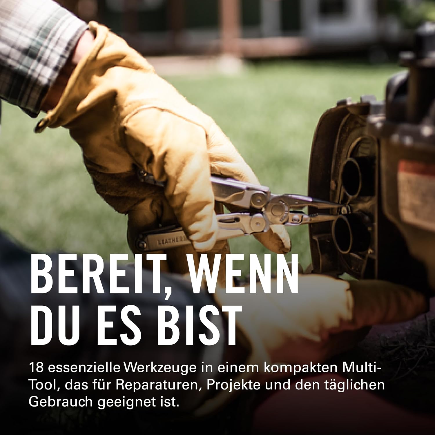 Multitool Wave+ 832526 18-in-1 Edelstahl Werkzeug mit Zange Klinge Drahtschneider und Camping Zubehör