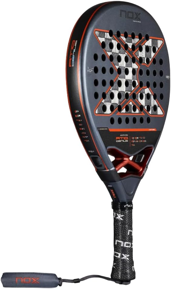 Padel Schläger AT10 Genius 18K Alum 2025 Agustin Tapia Carbon EVA 360-375 g 3D Spin Oberfläche für Fortgeschrittene