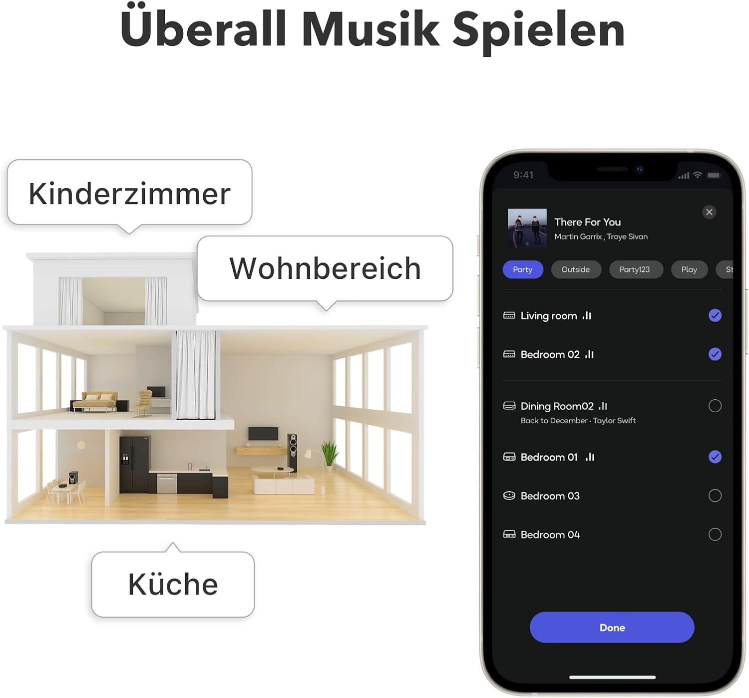 AirPlay 2 und Chromecast Audio Receiver ASR002 WLAN Hi-Res 24 Bit 192 kHz Multiroom Bluetooth Spotify Connect