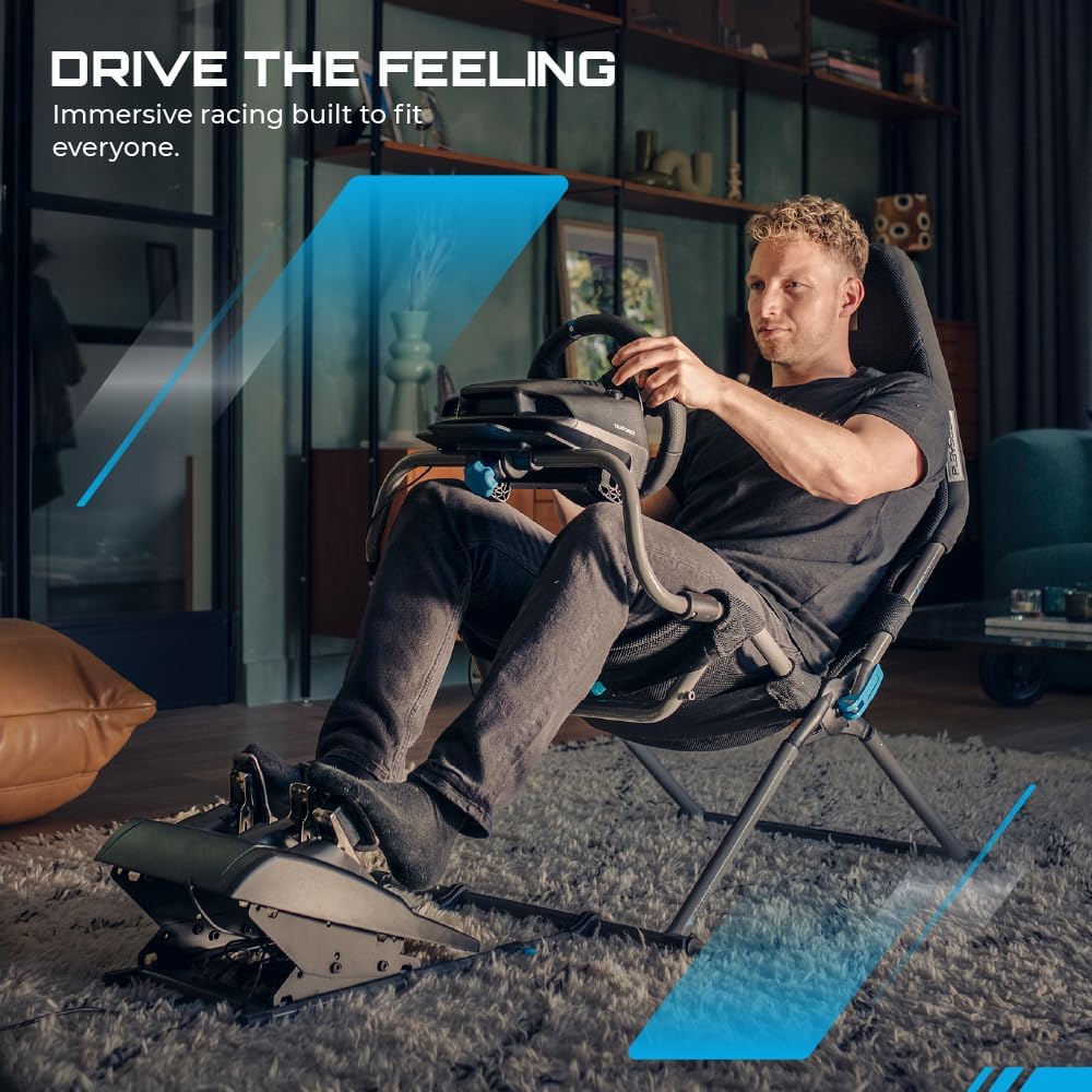 Rennsimulator Sitz Challenge X G.00248 Racing Sim Stuhl mit 6 verstellbaren Positionen Lenkrad Pedal und Schalthebelhalterung