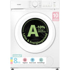 Frontlader Waschmaschine 8 kg CF08EWP05W mit Dampffunktion und Tierhaar-Programm 16 Programme Energieeffizienz Klasse A-10 Nachlegefunktion