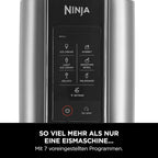 Eismaschine Dessertmaschine NC302EU mit 1,4L Behälter 7 Programmen für Eiscreme Gelato Sorbet Smoothie Bowl und Milchshakes