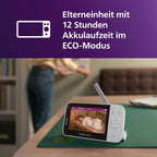 Babyphone mit Kamera WLAN HD 1080p SCD951/26 Nachtsicht Gegensprechfunktion Schrei-Erkennung App Steuerung