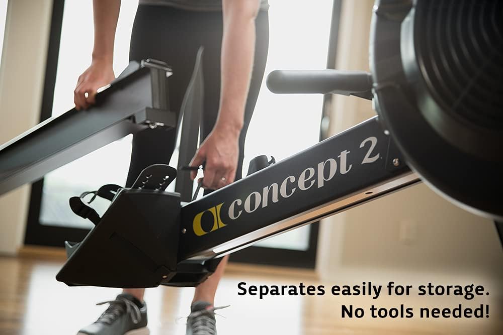 Rudergerät RowErg Modell D mit Luftwiderstand PM5 Monitor Standardbeinen Ganzkörper Trainingsgerät bis 227 kg