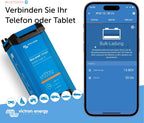 Batterieladegerät 12V 30A Bluetooth IP22 Schutz 6-Stufen-Ladegerät mit Desulfator und 1 Ausgang