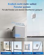 Fensterputzroboter W2S OMNI intelligente Randreinigung 6-in-1 Station Dreifachdüse 12-stufiges Schutzsystem