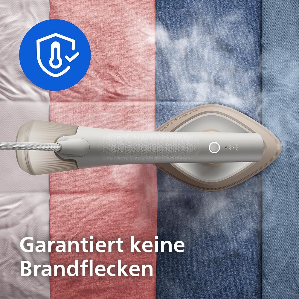2-in-1 Bügeleisen und Dampfglätter GC213/10 1800W mit 45 g/min Dampfleistung drehbarem Kopf und StyleMat