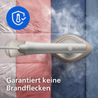 2-in-1 Bügeleisen und Dampfglätter GC213/10 1800W mit 45 g/min Dampfleistung drehbarem Kopf und StyleMat