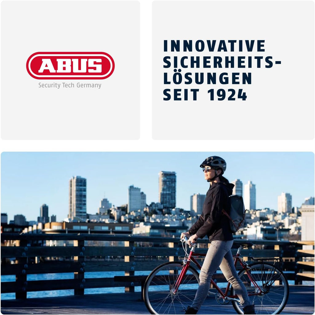 Bügelschloss 2500/165HB230 Fahrradschloss für Fahrrad und E-Bike gehärteter Stahl 20 mm Bügel mit USH2500 Halterung