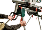 Kappsägen Untergestell KSU 251 629005000 mit Trolleyfunktion ausziehbare Werkstückauflagen Rollen Traglast 250 kg