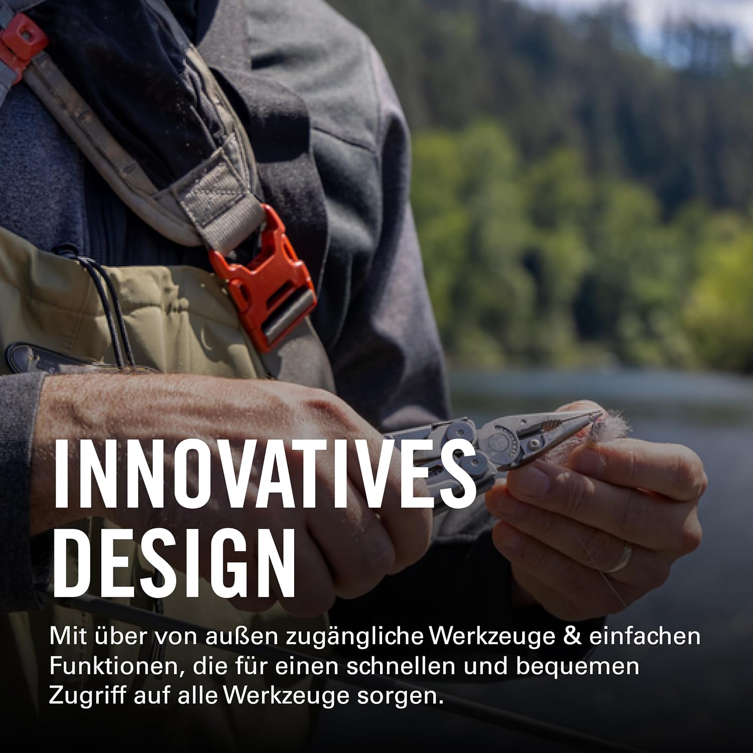 Multitool Wave+ 832526 18-in-1 Edelstahl Werkzeug mit Zange Klinge Drahtschneider und Camping Zubehör